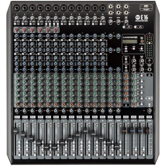 RCF E16 16-Channel Mixing Console with Superior Effects AND EQS